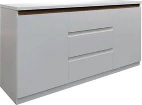 Μπουφές Chiemo pakoworld σε φυσική απόχρωση 160x40x93.6εκ