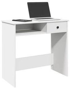 Γραφείο Λευκό 80 x 40 x 75 εκ. από Μοριοσανίδα