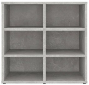 Παπουτσοθήκες 2 τεμ. Γκρι σκυροδέματος 52,5 x 30 x 50 εκ. - Γκρι