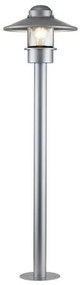 Επιδαπέδιο Φωτιστικό  Κολονάκι  1xE27 IP44  100cm  Klampenborg Elstead Lighting-KLAMPENBORG-BOL-SIL-Ασημί KLAMPENBORG-BOL-SIL