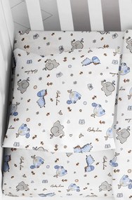 DIMcol ΜΑΞΙΛΑΡΟΘΗΚΗ ΕΜΠΡΙΜΕ ΒΡΕΦ Cotton 100% 35Χ45 Elephant 174 Blue 1915817707117470