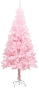 vidaXL Χριστουγεννιάτικο Δέντρο Τεχνητό Βάση Ροζ 240 εκ. PVC