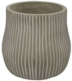 Κασπώ 06-00-23409 Φ17,5x16cm Grey Marhome κεραμικο