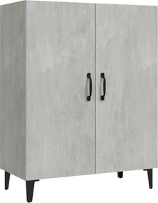 vidaXL Ντουλάπι Γκρι Σκυροδέματος 70 x 34 x 90εκ. Επεξεργασμένο Ξύλο