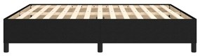 vidaXL Σκελετός Κρεβατιού Χωρίς Στρώμα Μαύρο 180x200 εκ. Υφασμάτινο