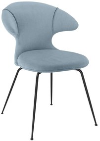 Καρέκλα Τραπεζαρίας Time Flies Horizons S 590-14C5901-3 57x59x83cm Light Blue-Black Umage Steel,Polyester