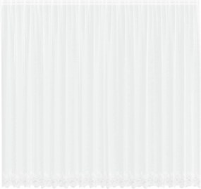 vidaXL Κουρτίνα Δαντέλας με κουρτίνες Λευκό 260 x 500 εκ Πολυεστέρας