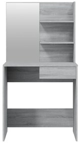 vidaXL Μπουντουάρ Σετ Γκρι Sonoma 74,5 x 40 x 141 εκ.