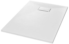 vidaXL Βάση Ντουζιέρας Λευκή 100 x 70 εκ. από SMC