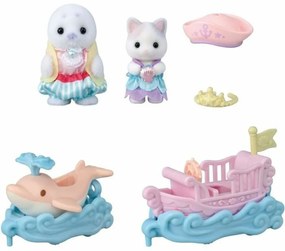 Playset Sylvanian Families Amusement Park Ride - Ride the Waves Πολύχρωμο