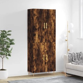 vidaXL Ντουλάπι Καπνιστή Δρυς 69,5x34x180 εκ. από Επεξεργασμένο Ξύλο