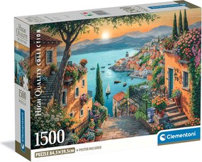 Clementoni Παζλ High Quality Collection Ο Δρόμος προς το Λιμάνι 1500 τμχ - Compact Box