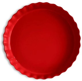 Σκεύος Τάρτας Βαθύ Grand Cru EH346032 32cm 3Lt Red Emile Henry Κεραμικό