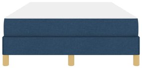 vidaXL Κρεβάτι με ελατήρια Μπλε και Καφέ 120 x 200 cm