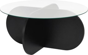 Coffee Table Aeris - Wood Black, Transparent Wood Black
Transparent