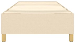 Πλαίσιο Κρεβατιού Boxspring Κρεμ 90 x 200 εκ. Υφασμάτινο - Κρεμ