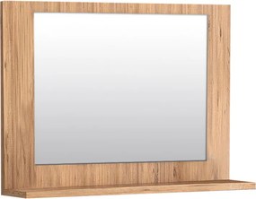 Καθρέπτης μπάνιου Devlin Megapap χρώμα pine oak 60x10x45εκ.