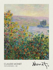 Αναπαραγωγή The Flower Beds (1881), Vincent van Gogh