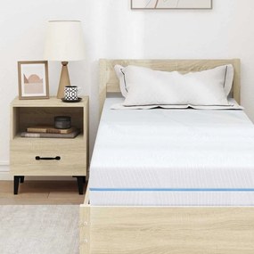 vidaXL Στρώμα Μέτρια σκληρό 80 x 200 cm Λευκό