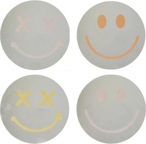 Καθρέφτης μικρός Smiley Face γυάλινος 25x25εκ.