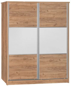 Ντουλάπα Δίφυλλη Chase 152,5x56,5x185cm Oak Two Door
