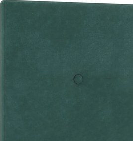 vidaXL Κεφαλάρι Σκούρο Πράσινο 144 cm Βελούδο