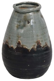 Βάζο Κεραμικό 0035-121-042 23,5cm Blue-Multi Ceramic