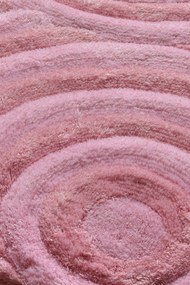 Acrylic Bathmat Set (3 Pieces) Wave - Powder Powder