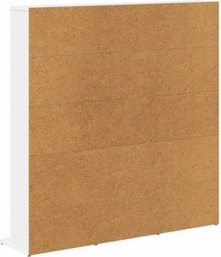 vidaXL Ντουλάπα CD Λευκό 96 x 23,5 x 97,5 εκ. Επεξεργασμένο Ξύλο