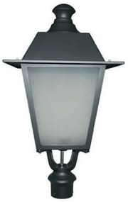 Φανάρι Κολώνας HI1020B Φ76 RAL9005 Aca-HI1020B-Μαύρο HI1020B
