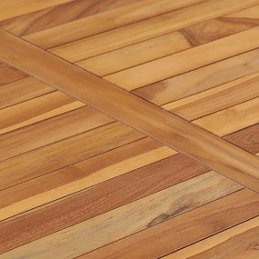 Τραπεζαρία Κήπου 120 x 65 x 80 εκ. από Μασίφ Ξύλο Teak - Καφέ