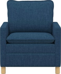 vidaXL Καναπές Μπλε 76 x 81 x 87,5 εκ Ύφασμα