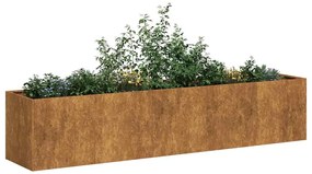 vidaXL Ζαρντινιέρα 200x40x40 εκ. Ατσάλι Σκληρυθέν στον Αέρα