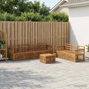 vidaXL Σετ Καναπέ 8 pcs Στερεό Ξύλο Ακακίας