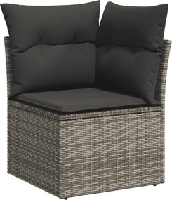 vidaXL Patio Sofa Set 6-θέσια Grey