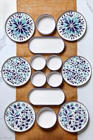 Breakfast Set (14 Pieces) MCH09211 Blue
White