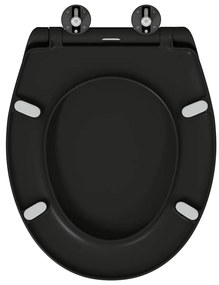 vidaXL Λεκάνη Μαύρο 44,8 x 37,3 x 4,2 εκ Δυροπλάστ