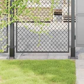 vidaXL Βάσεις στύλων τετράγωνες 4 τεμάχια Χάλυβας με επικάλυψη σκόνης
