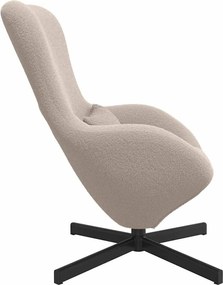 vidaXL Κάθισμα-αυγό Ανοιχτό γκρι 63 x 73 x 90 εκ ύφασμα