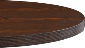 vidaXL Τραπέζι Bistro Σκούρο Καφέ 80 εκ. από MDF