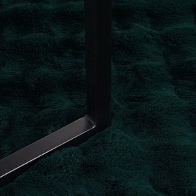 vidaXL Ψεύτικη κουβέρτα από κουνέλι 4 pcs Σκούρο Πράσινο 150 x 220 cm