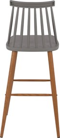 ΣΚΑΜΠΟ ΜΠΑΡ HM8459.10 VANESSA ΣΕ ΓΚΡΙ ΧΡΩΜΑ 43x49x107 εκ.