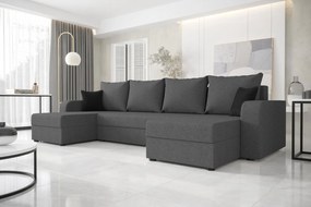 Γωνιακός καναπές Dennis U-Gkri Skouro