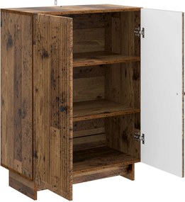 vidaXL Πλαϊνό γραφείο Παλαιωμένο ξύλο 66 x 34,5 x 90 εκ