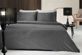 ΥΠΕΡΔΙΠΛΟ ΣΕΝΤΟΝΙ ΜΕ ΛΑΣΤΙΧΟ 160x200cm GUY LAROCHE - MINIMAL BLACK &amp; WHITE