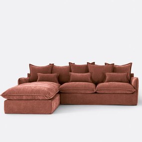 Κάλυμμα γωνιακού καναπέ από μελανζέ πολυεστέρα, ODNA