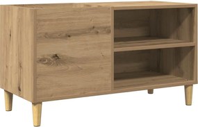 ντουλάπι δίσκων vidaXL Δρυς τεχνίτης 84,5x38x48 cm Κατασκευασμένο ξύλο