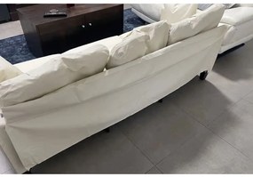 vidaXL Καναπές Διθέσιος B-Stock Taupe 120 εκ. Υφασμάτινος