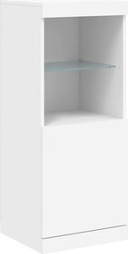 vidaXL Μπουφές με Φώτα LED Λευκός 41 x 37 x 100 εκ.