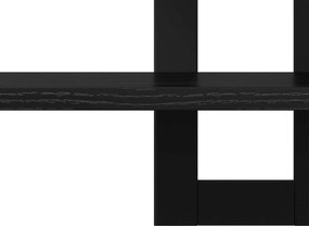 vidaXL Κρεμαστά ράφια Μαύρη Δρυς 40 x 15 x 40 εκ Επεξεργασμένο Ξύλο